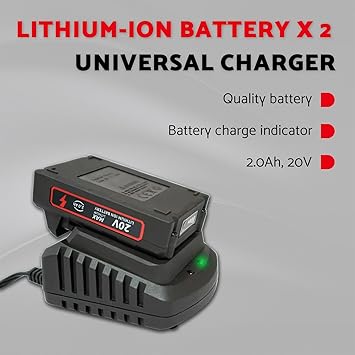 S&F STEAD & FAST Cordless Rivet Tool Kit, 1/8" - 1/4", Brushless, Industrial Grade, with Battery (2 pcs) and Charger, Electric Rivet Gun Set with Case